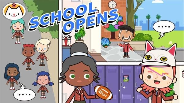 米加小镇学校_图片