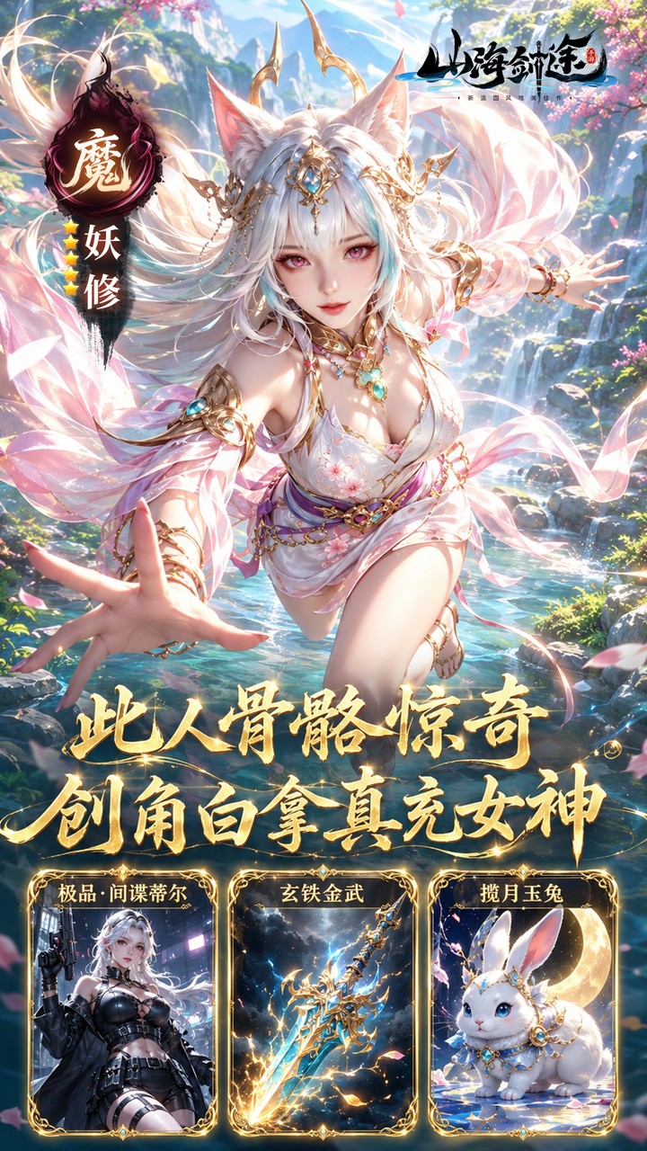 山海剑途0.1折真充女神集结_图片
