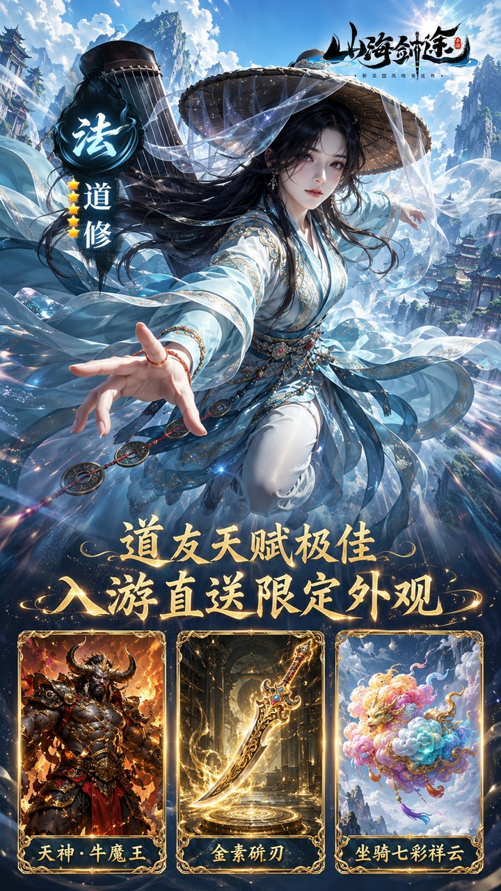 山海剑途0.1折真充女神集结_图片